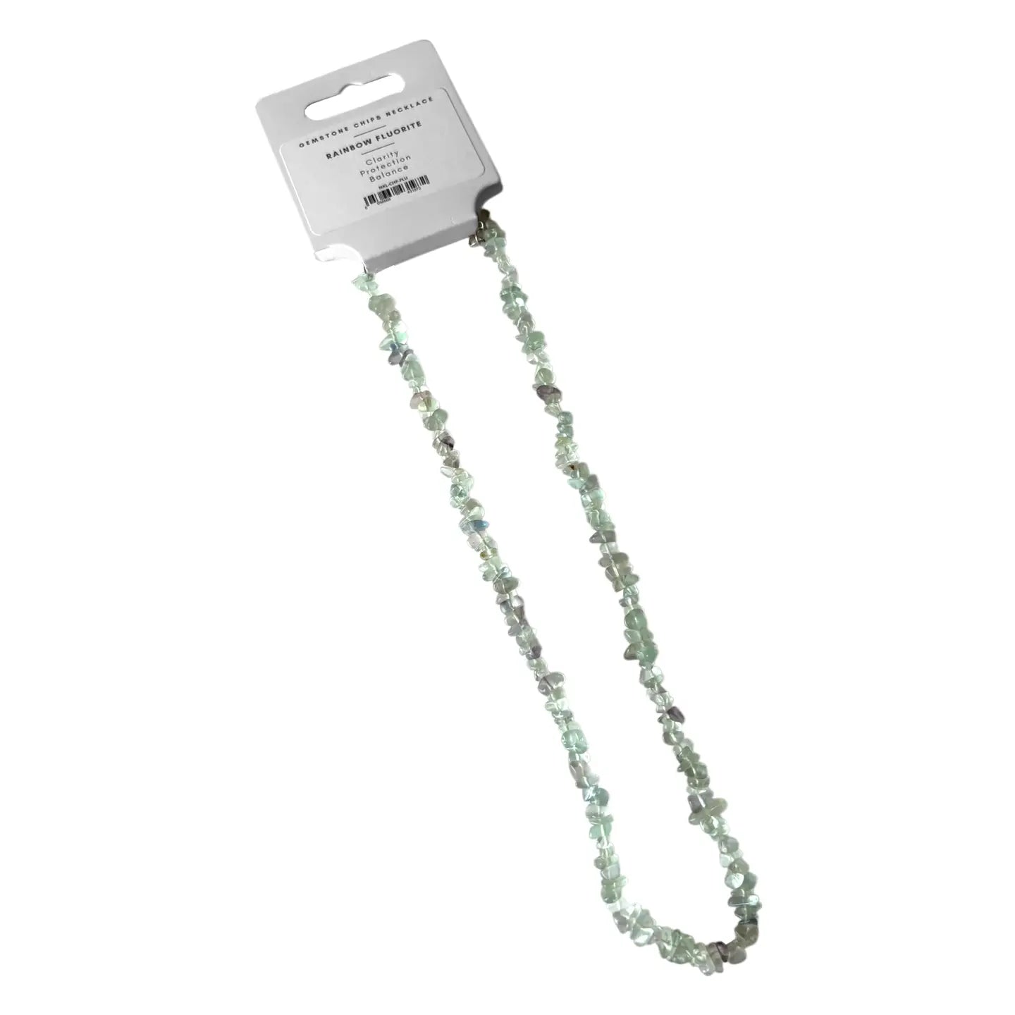 Fluorite Gemstone Chips Necklace - NE74