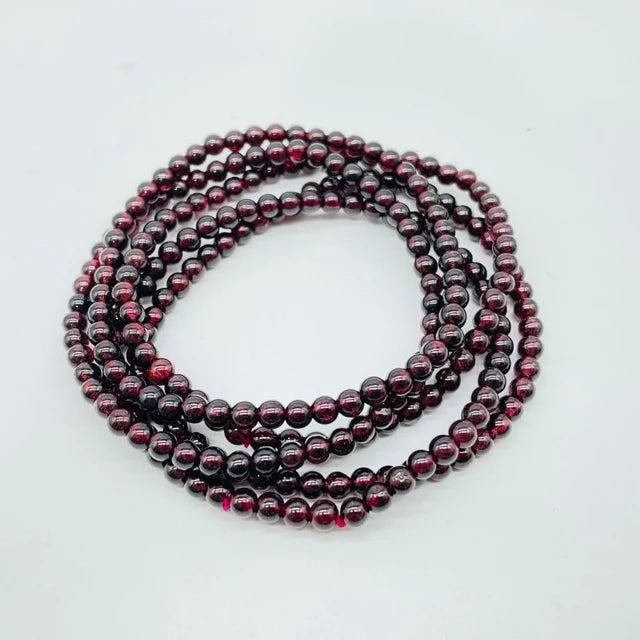 Garnet Mini Bead Bracelet - MINIB10