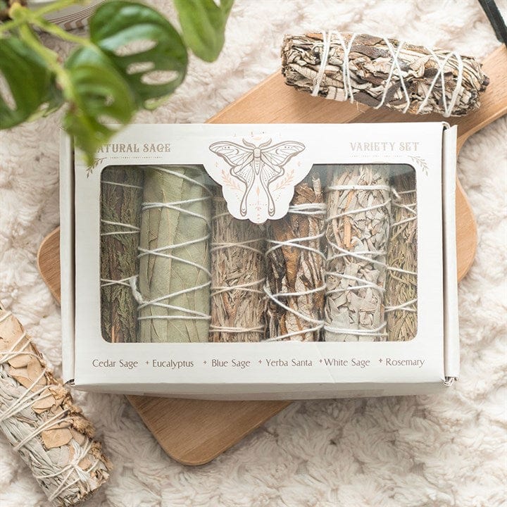 The Hare and the Moon gift box Sage Smudge stick Variety Set