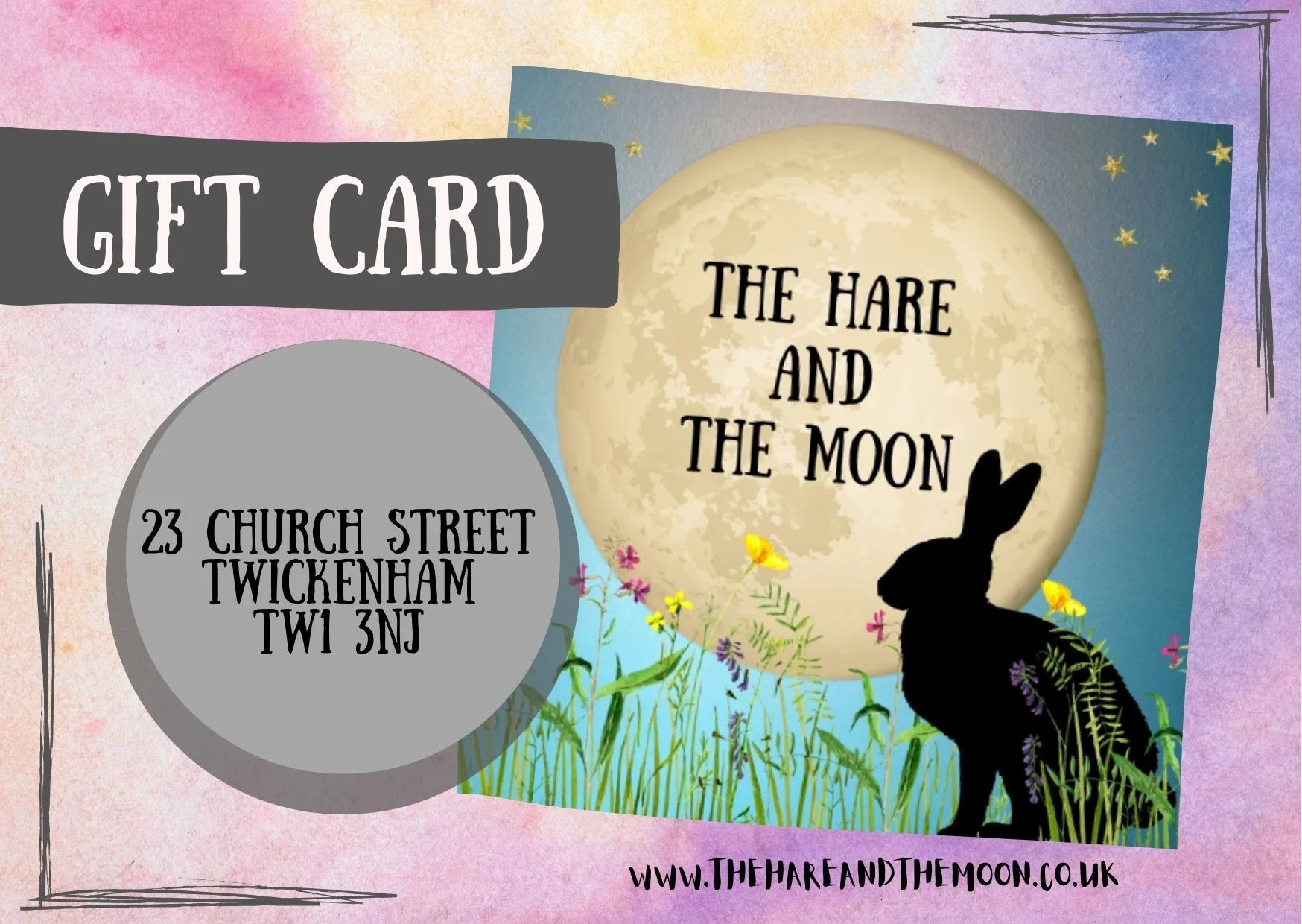 Gift Vouchers - The Hare and the Moon