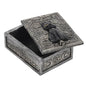 GOTHIC BLACK CAT RESIN STORAGE BOX - The Hare and the Moon
