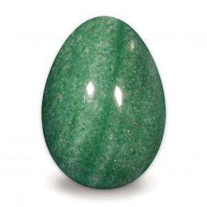 Green Aventurine Egg - Stone of Balance, Tranquillity and Stability - EG19 - The Hare and the Moon