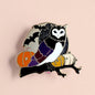Halloween Owl Enamel Pin - Halloween Collection - GP160 - The Hare and the Moon