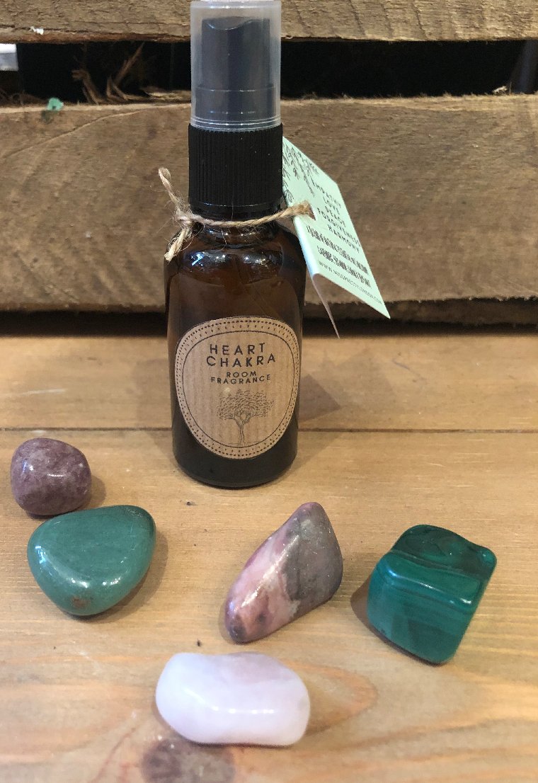 Heart Chakra Natural Essential Oil Room Spray - The Hare and the Moon