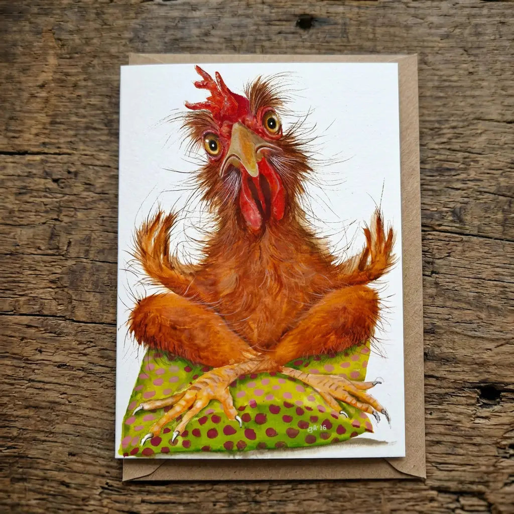 Henlightenment | Jurga Ryan | 6x4" Greeting Card | JRA36