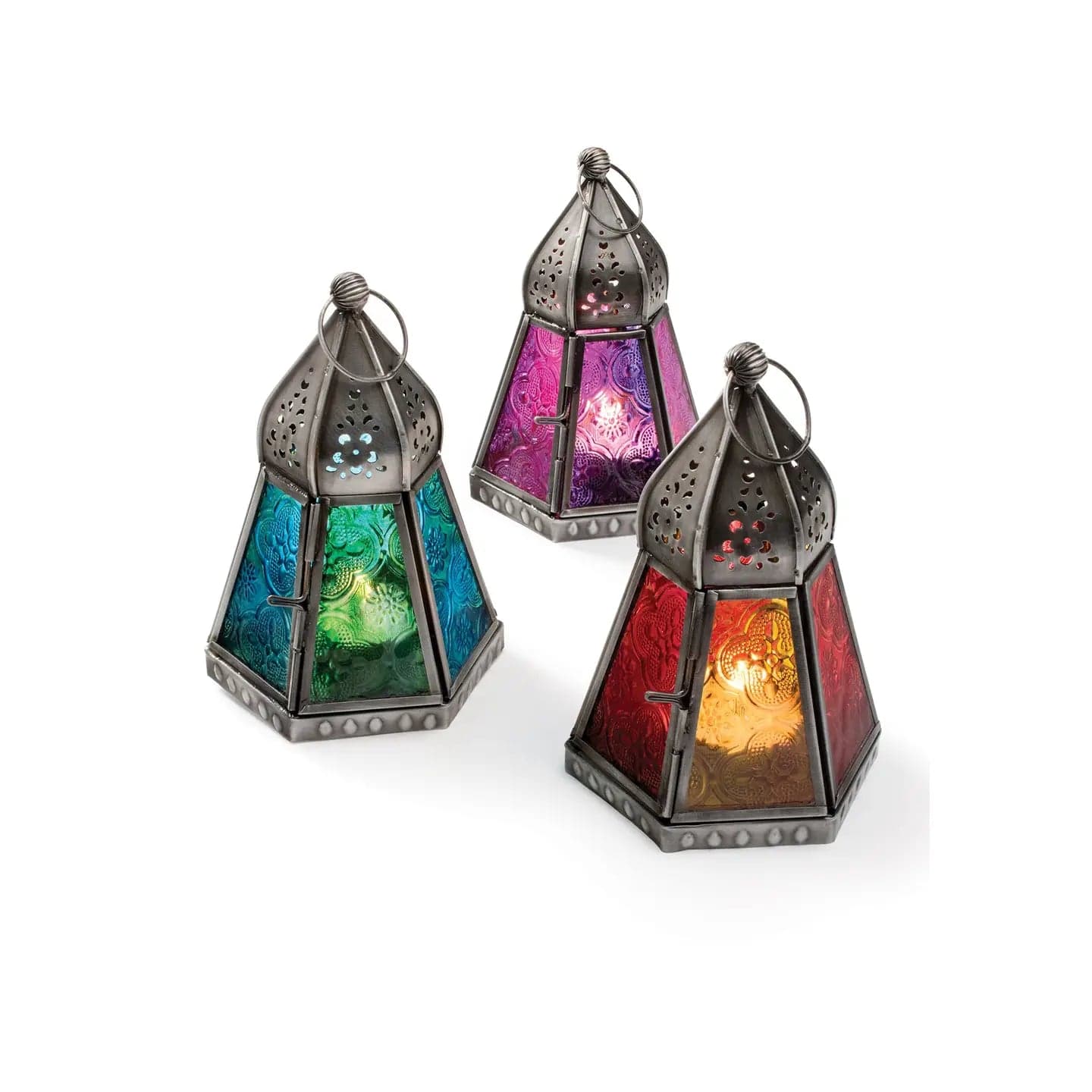 namaste lantern Moroccan Lantern, Zinc Finish