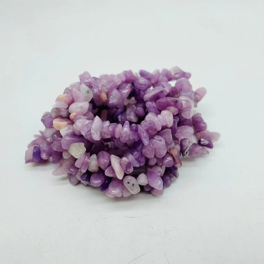 Lepidolite Chip Bracelet - CHB1297