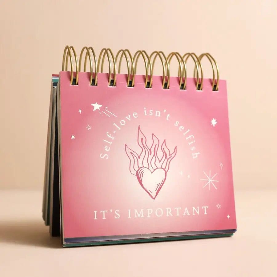 Lisa Angel Notebooks Floral Weekly Positivity Flip Chart