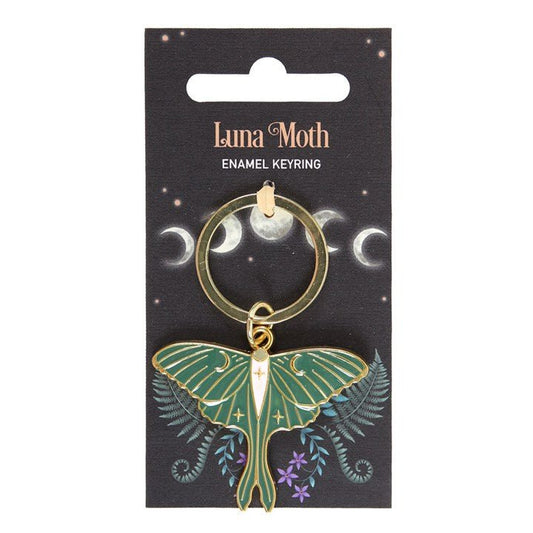 LUNA MOTH KEYRING - The Hare and the Moon