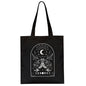 Lunar Moth Print Zipper Tote Bag - The Hare and the Moon