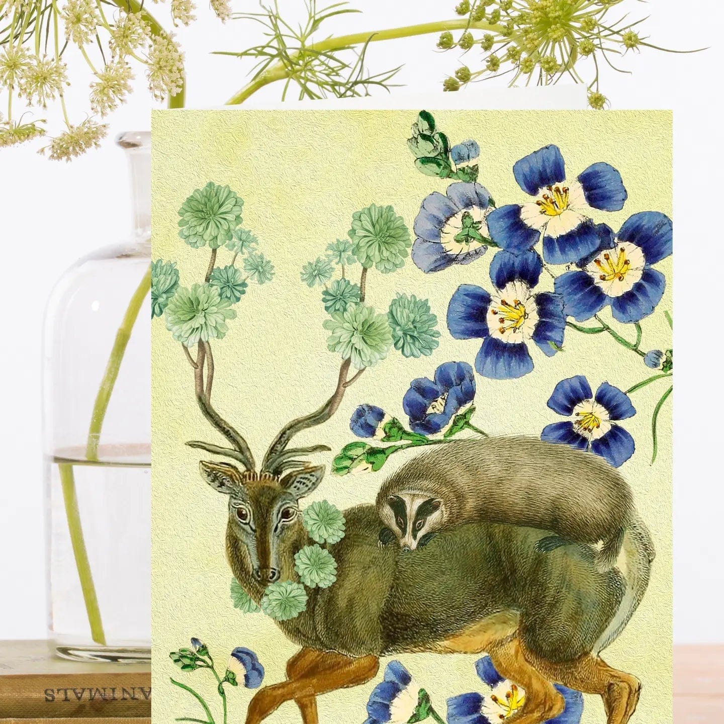 Madame Treacle Cards Blank Vintage Colour Chart Greeting Card - RS221P