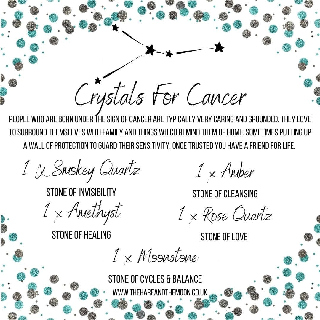 Miss Pretty London UK Limited Crystal Sets Crystal Horoscope Set - Cancer