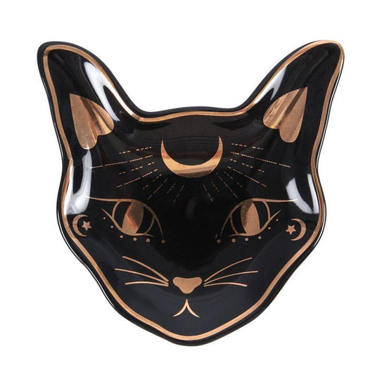 MYSTIC MOG CAT FACE TRINKET DISH - The Hare and the Moon