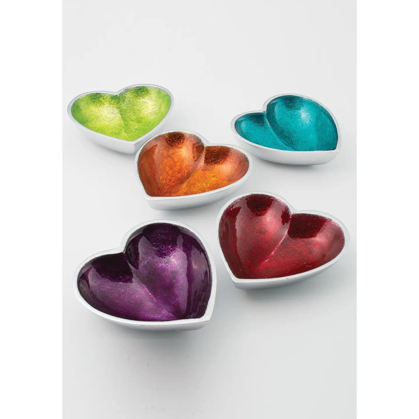 namaste Jewellery Storage Recycled Aluminium Heart Dish -al177