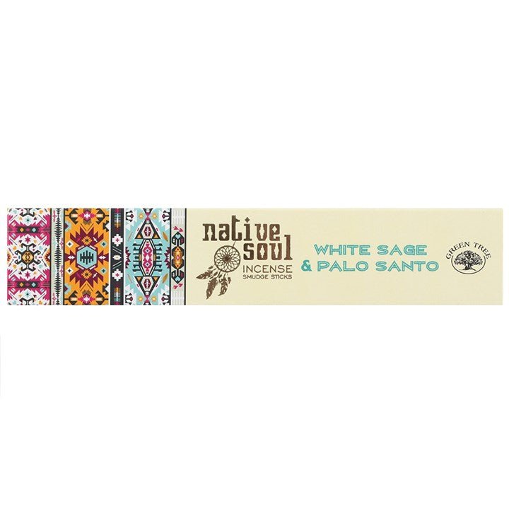 NATIVE SOUL WHITE SAGE & PALO SANTO INCENSE STICKS - The Hare and the Moon