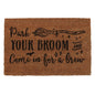 NATURAL PARK YOUR BROOM DOORMAT - The Hare and the Moon