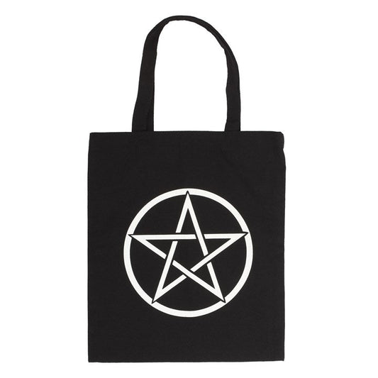 PENTAGRAM COTTON TOTE BAG - The Hare and the Moon