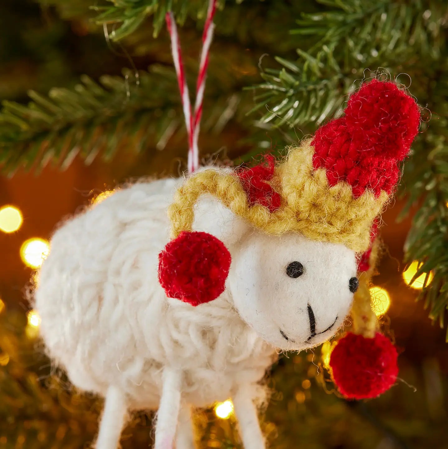 Felt Himalayan Sheep Decoration - HDEC312