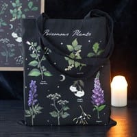 Jones Home & Gift Shopping Bags Poisonous Plants Polycotton Tote Bag