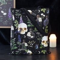 Jones Home & Gift Shopping Bags Venom & Vines Print Polycotton Tote Bag