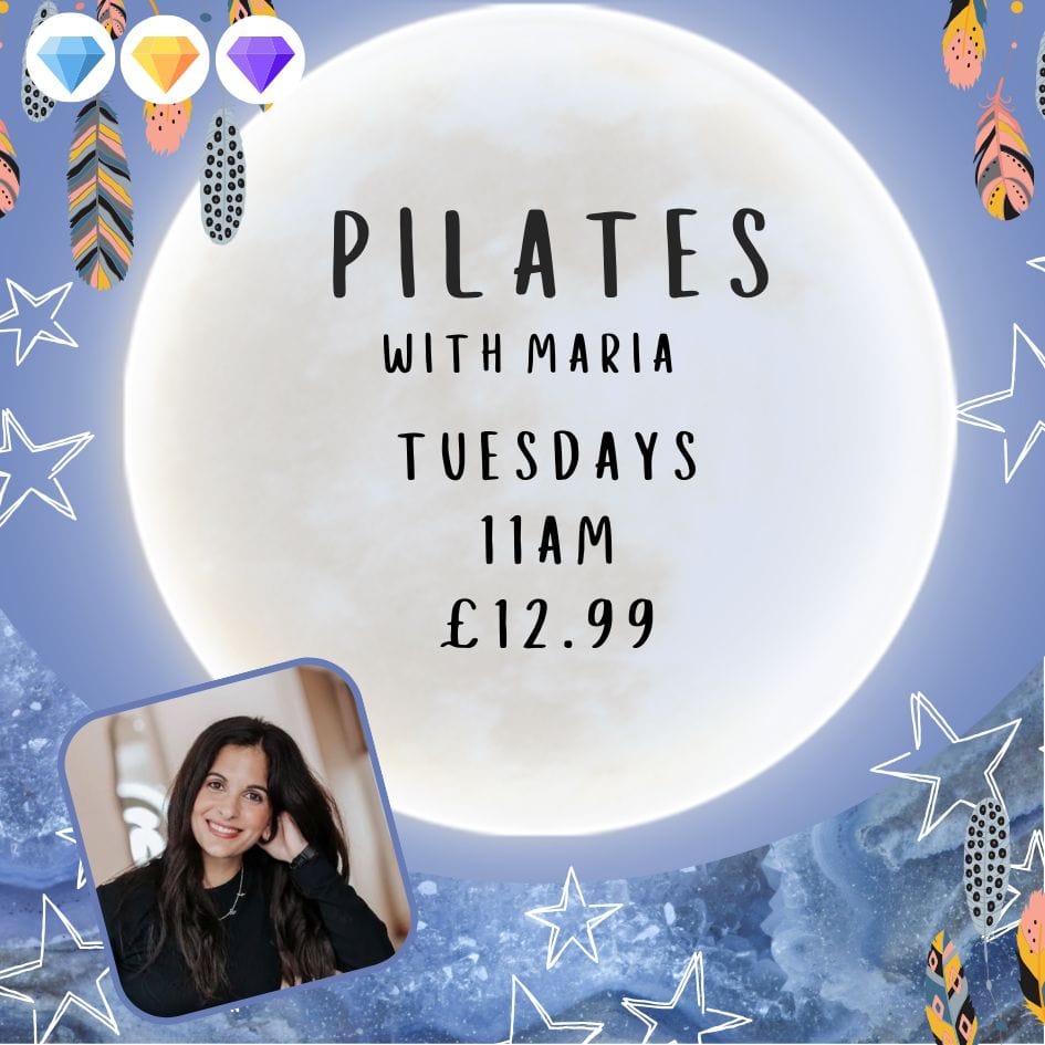 The Hare and the Moon Spiritual Pilates with Maria - Tuesdays - 11am