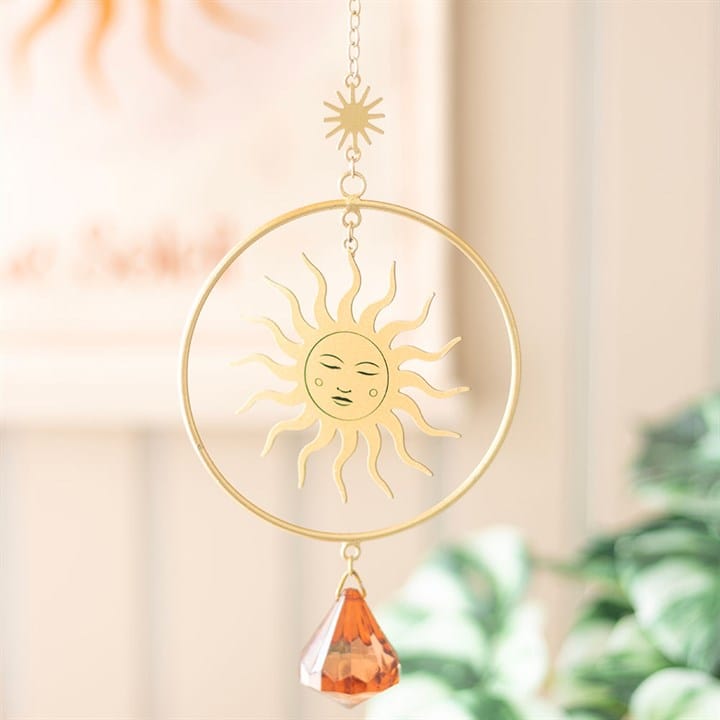 Jones Home & Gift Suncatchers GOLDEN HOUR CRYSTAL SUNCATCHER
