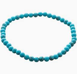 Turquoise Howlite Mini Chip Bracelet - MC23