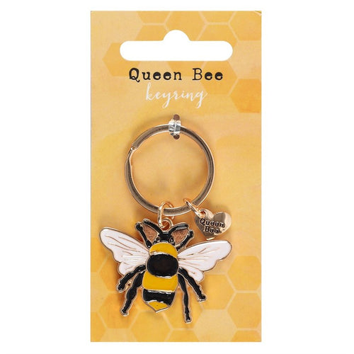 QUEEN BEE ENAMEL KEYRING - The Hare and the Moon