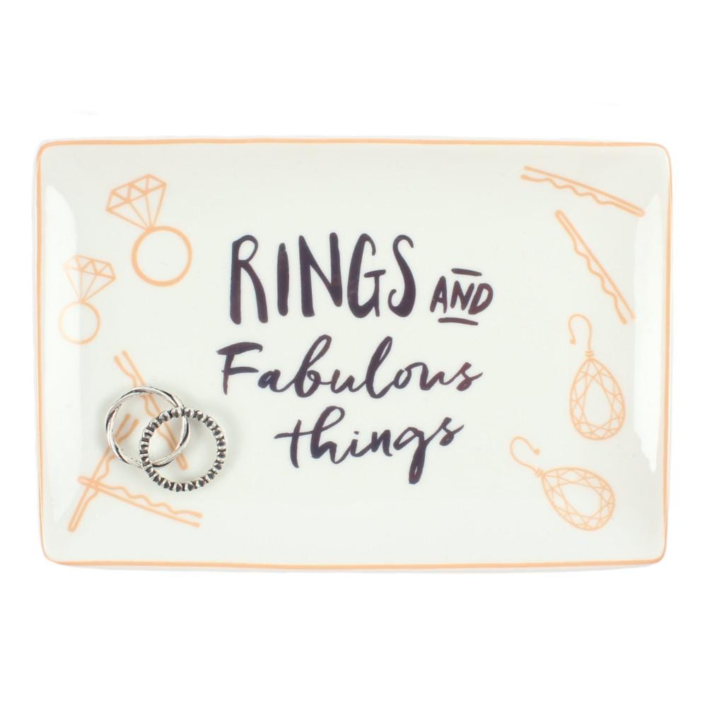 Jones Home & Gift Jewellery Storage Rings and Fabulous Things Jewellery Dish