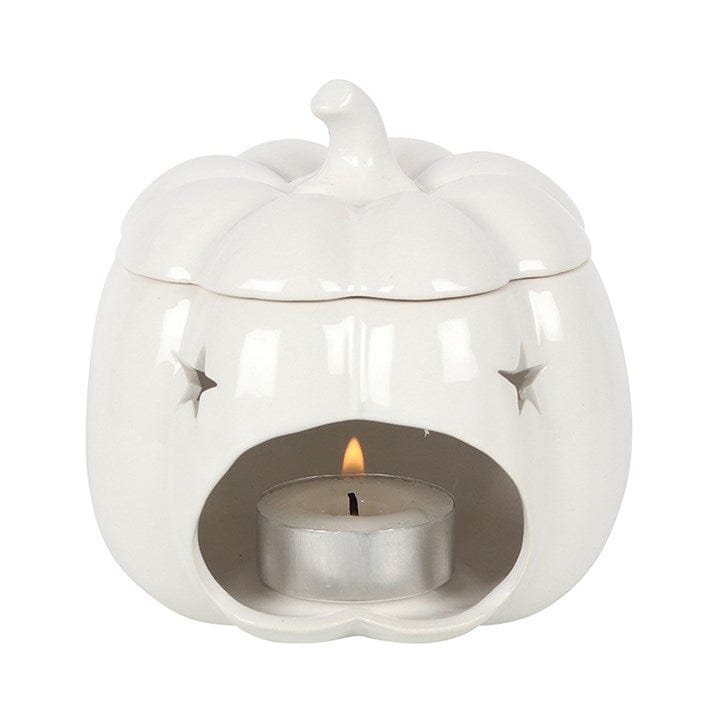 Jones Home & Gift Oil Burners WHITE PUMPKIN OIL BURNER