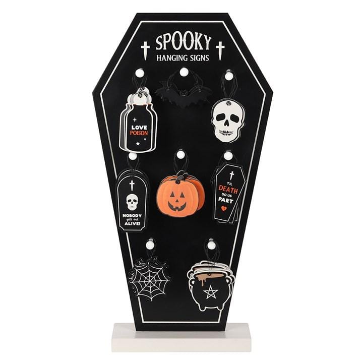 Jones Home & Gift Signs and Memoboards HALLOWEEN SPOOKY MINI HANGING SIGNS