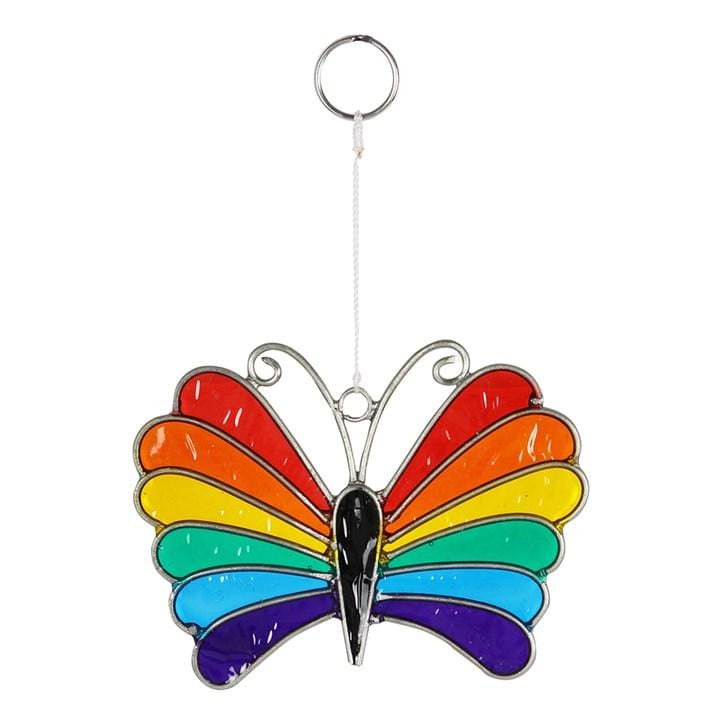 Jones Home & Gift Suncatchers RAINBOW BUTTERFLY SUNCATCHER