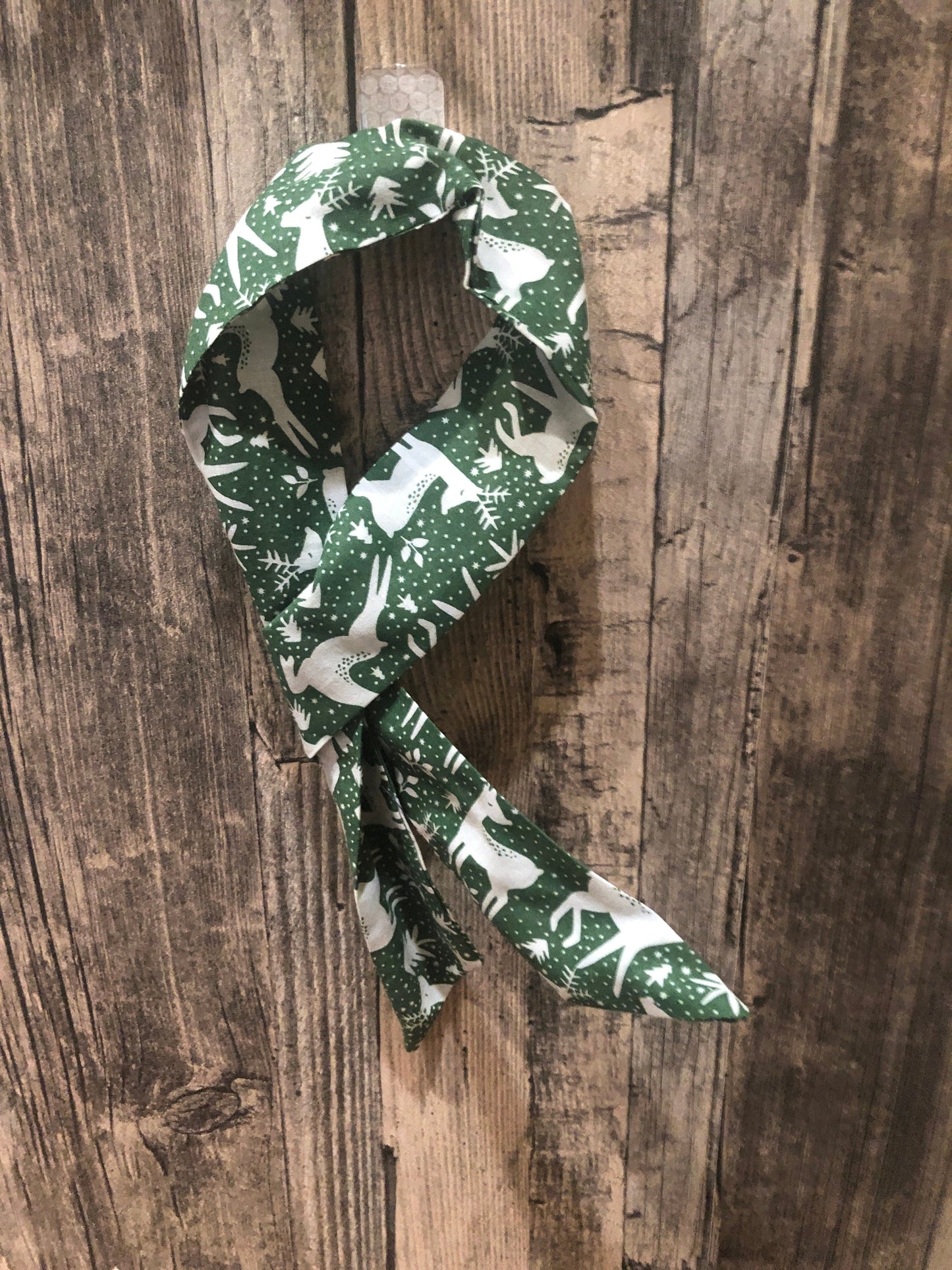 Miss Pretty London UK Limited hair Accessories Green Reindeer Print Wire Headband