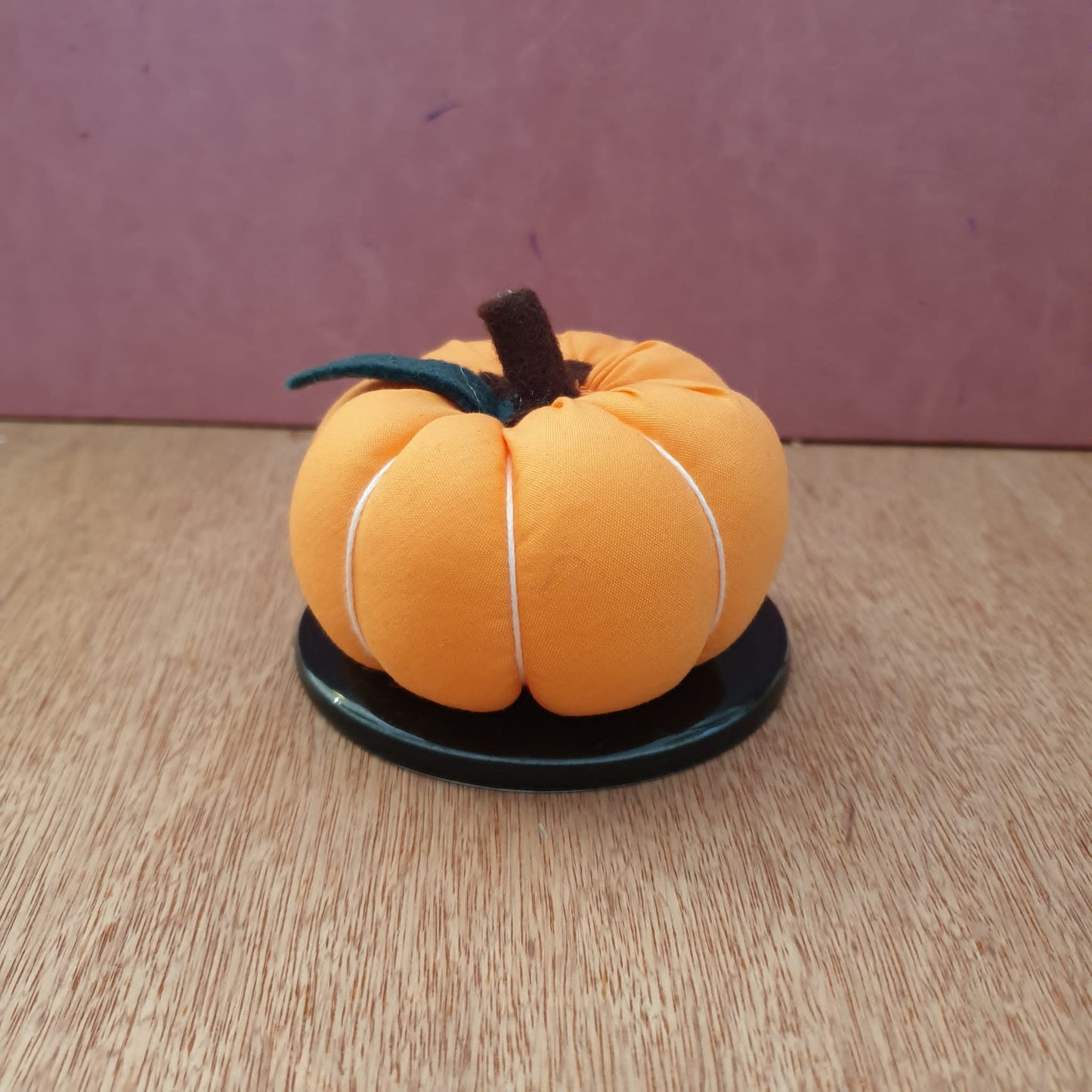 Miss Pretty London UK Limited Orange Tones Plump Fabric Pumpkin Decoration - PU9