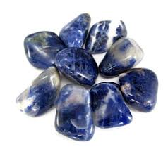 The Hare and The Moon Crystals Sodalite Tumble Stone - Stone of Perception and Awareness