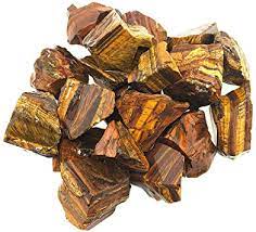 The Hare And The Moon Crystals Tiger's Eye Rough Stone - Stone of Sociability and Practicality