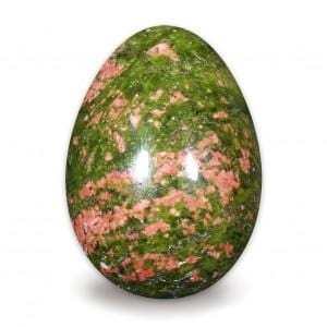 The Hare and The Moon Crystals Unakite Egg - Stone of Self Worth and Moving Forward - EG27