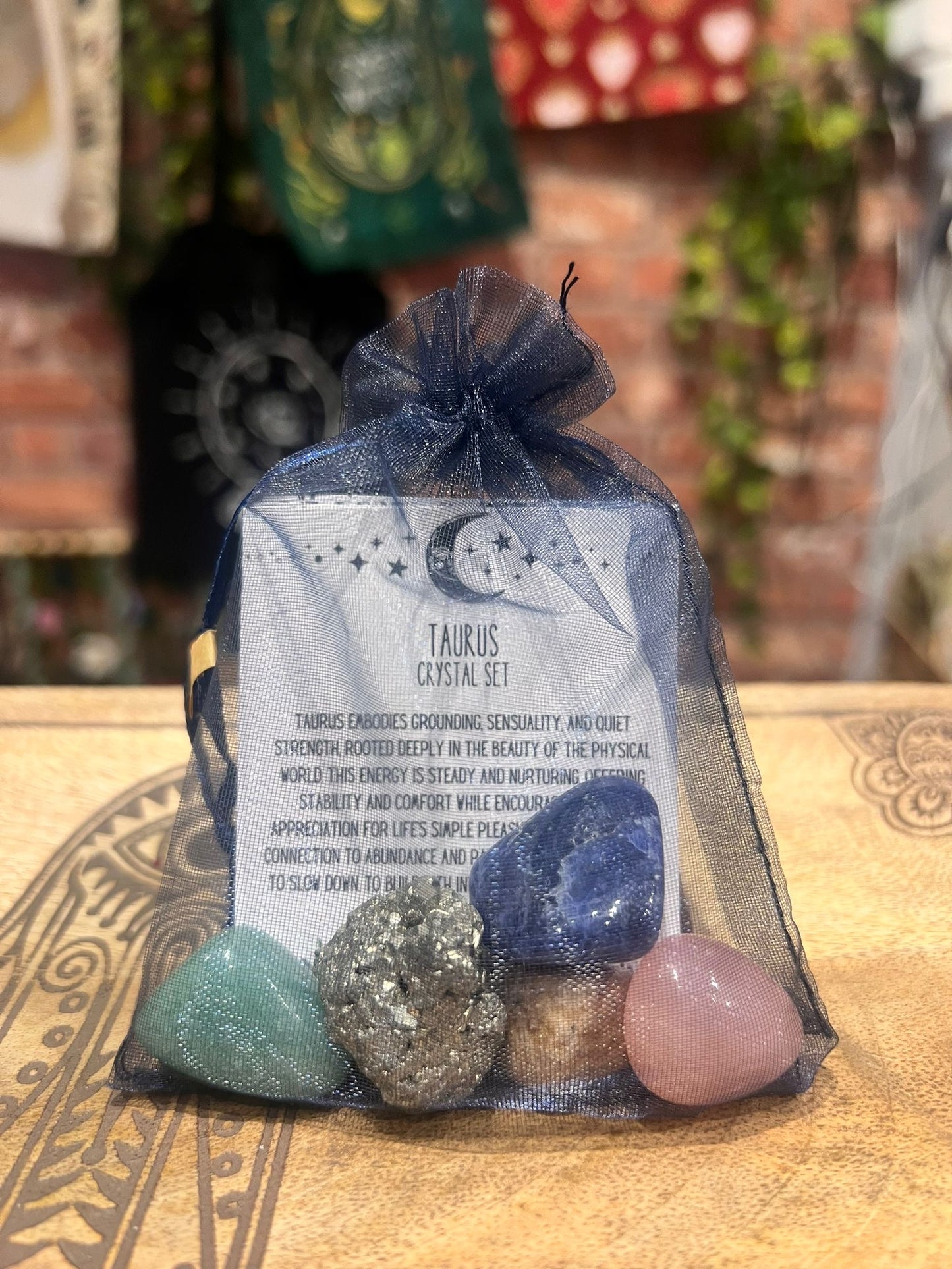 Crystal Horoscope Set - Taurus