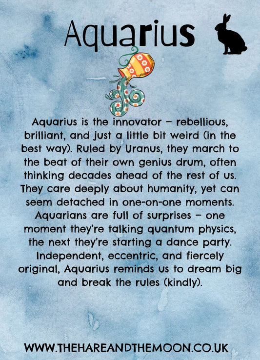 Zodiac Charm - Aquarius
