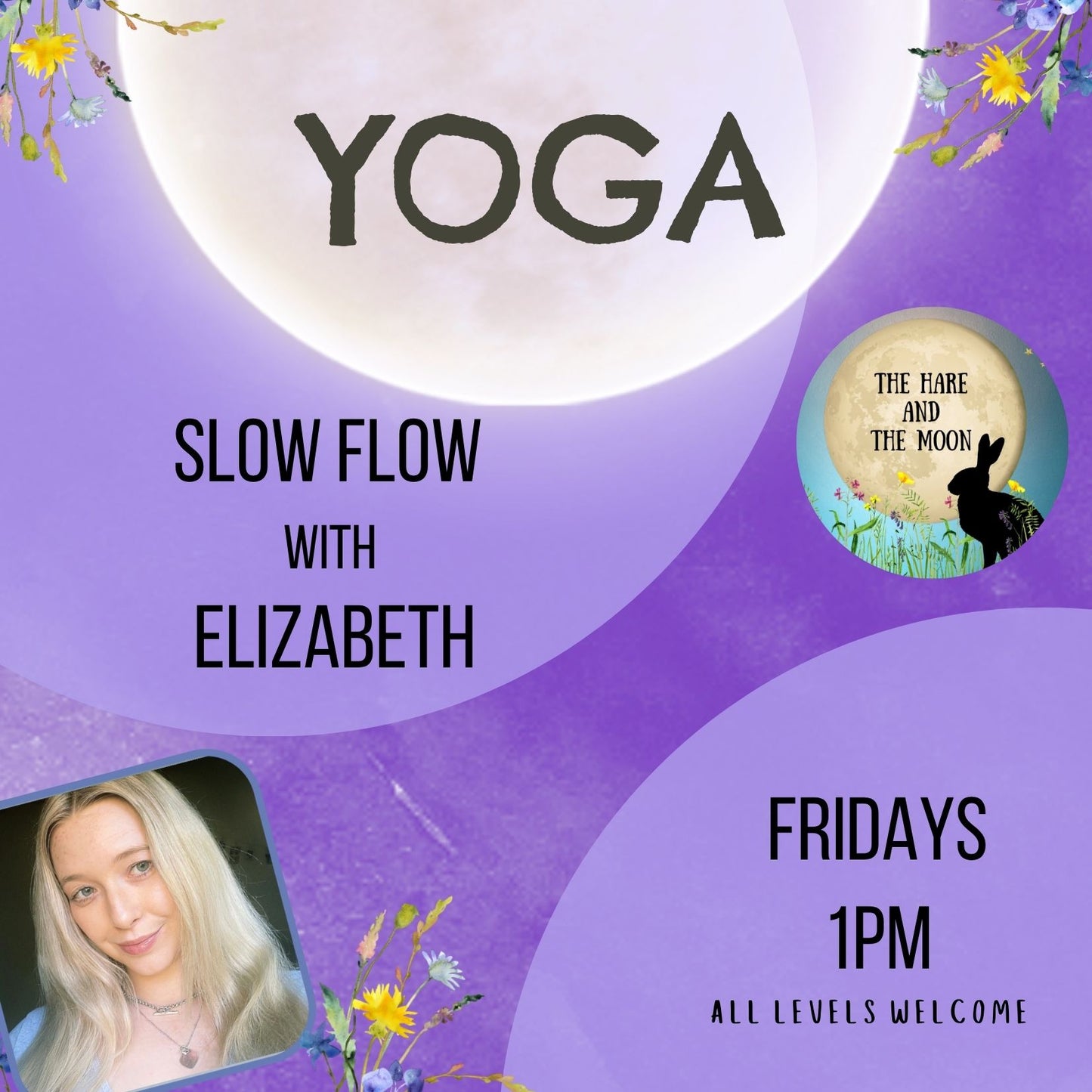 Friday Slow Flow:: Unwind & Ground with Elizabeth - Fridays - 1pm