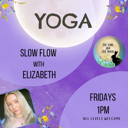 Friday Slow Flow:: Unwind & Ground with Elizabeth - Fridays - 1pm