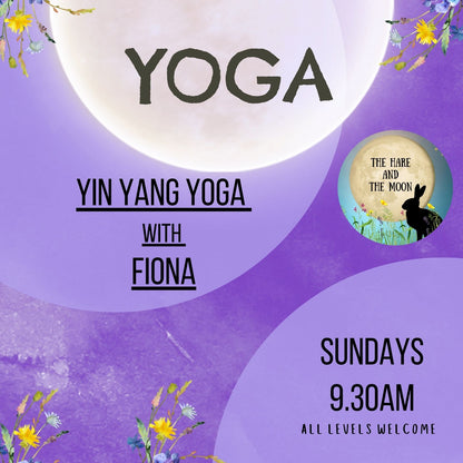 Yin & Yang Yoga Class with Fiona - Sundays - 9.30am