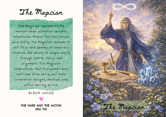 The Magician Tarot Greeting Card - TA1