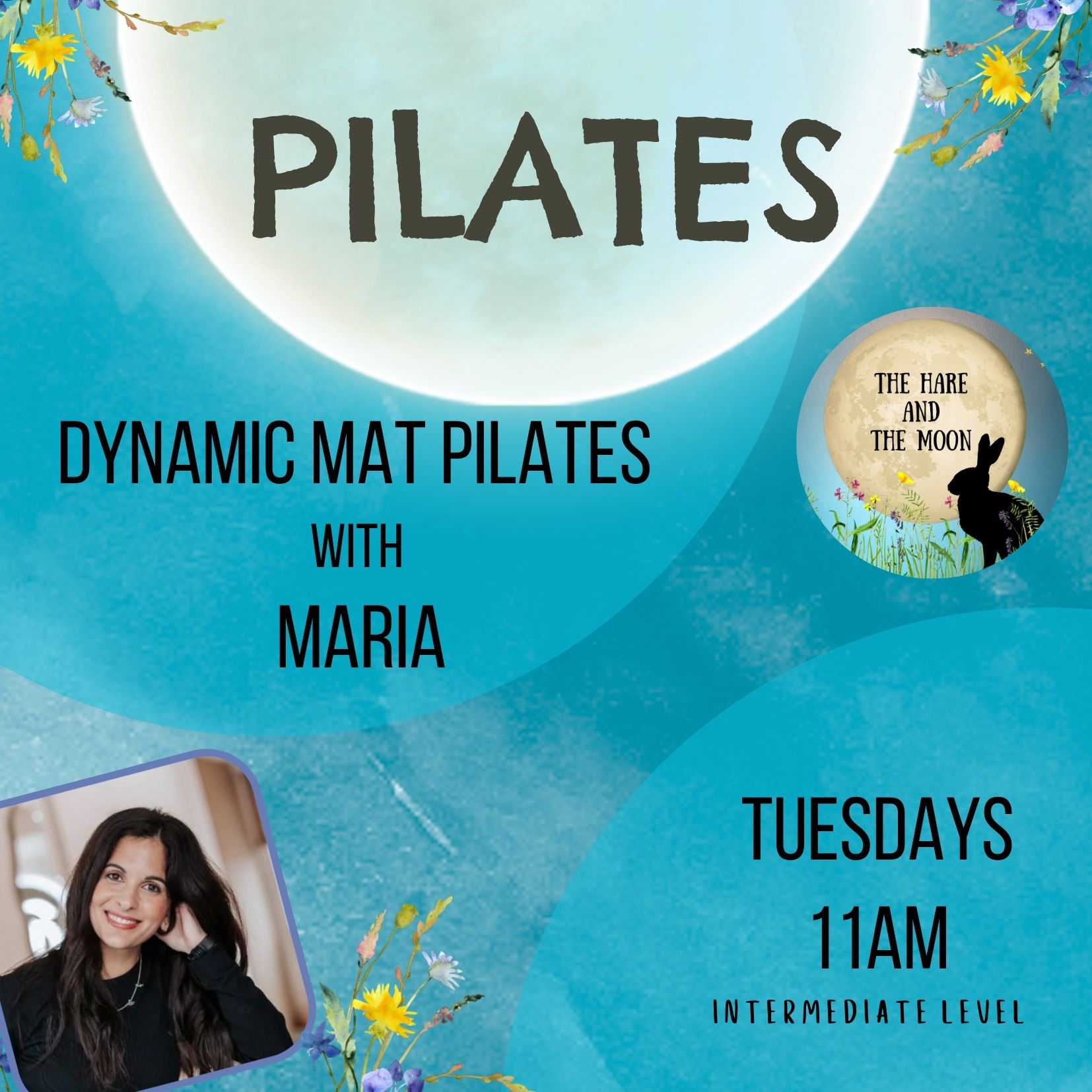 Dynamic Mat Pilates with Maria - Tuesdays - 11am