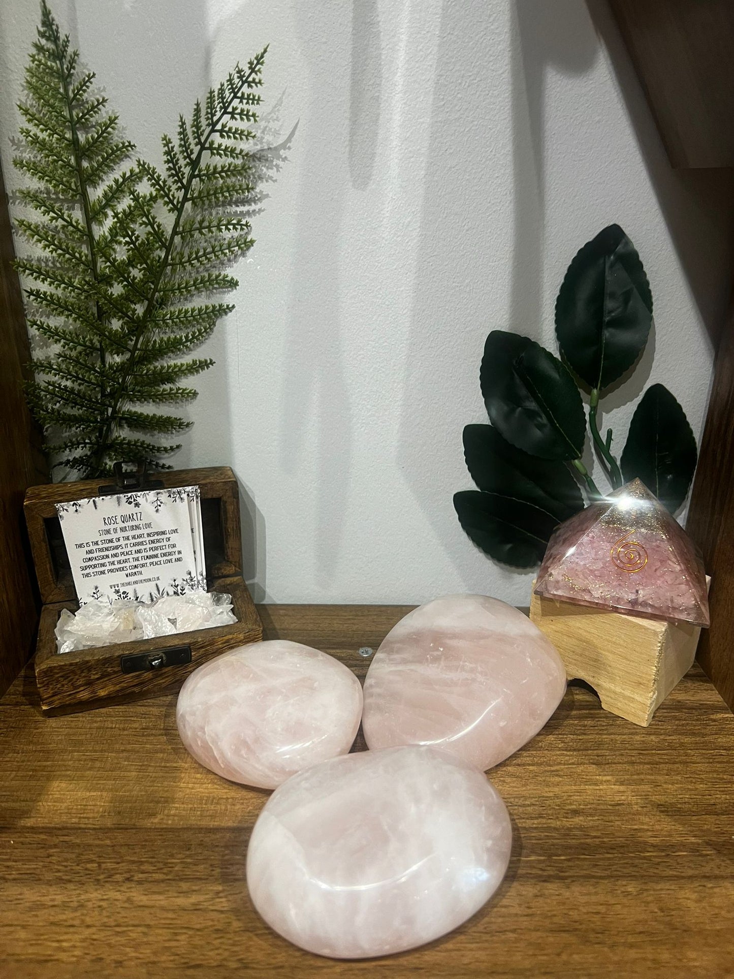 Large Rose Quartz Pebble - Stone of Love and the Heart - RP2