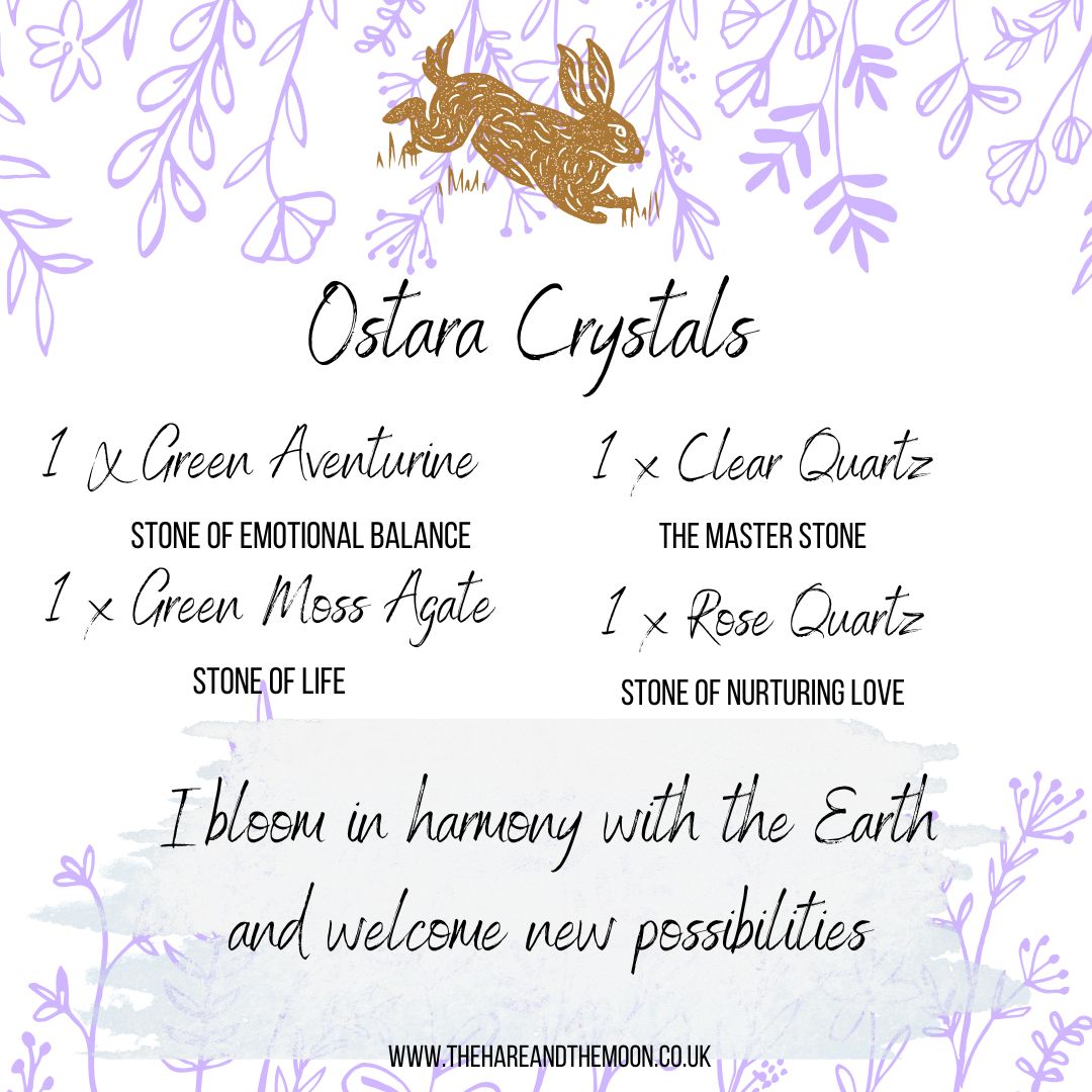 Ostara Healing Crystal Stone Set - BM5