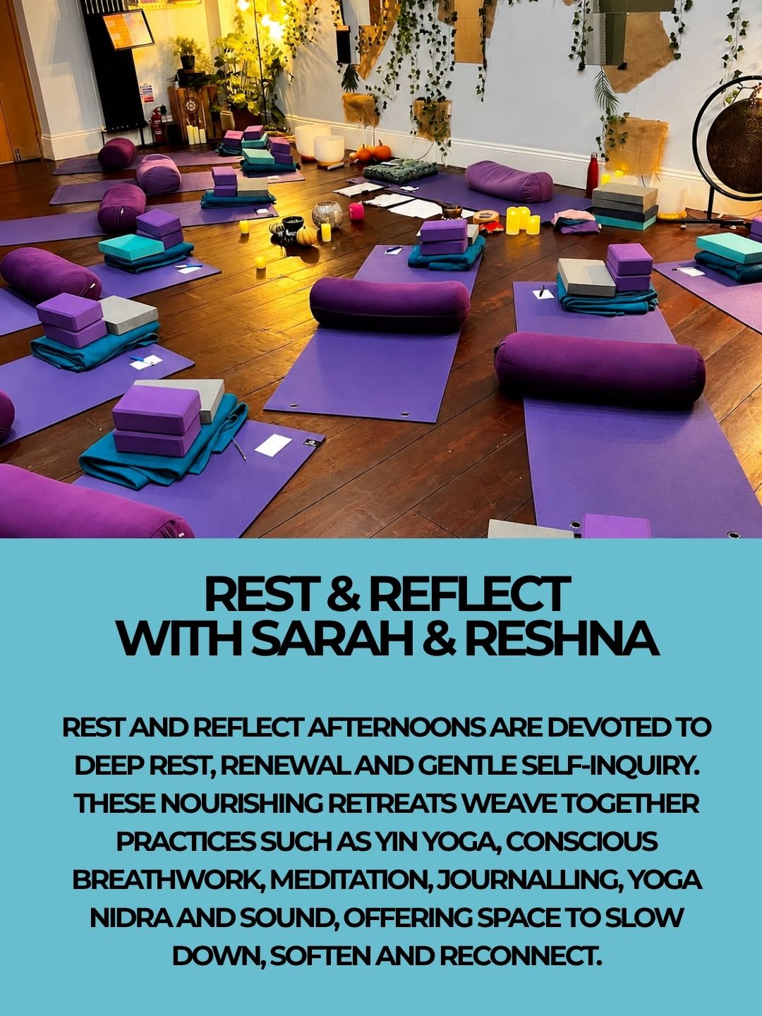 "Rest and Reflect" Afternoon Retreat - Yin Yoga & Sound Bath