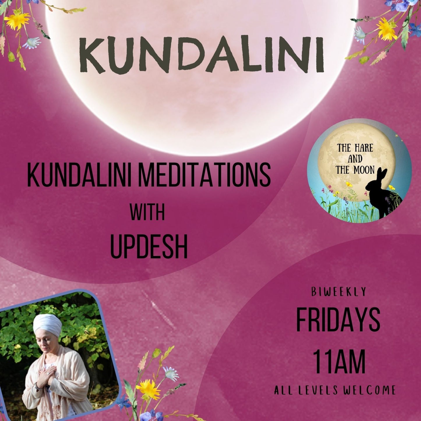 Kundalini Meditations & Mantras with Updesh - Fridays - 11am