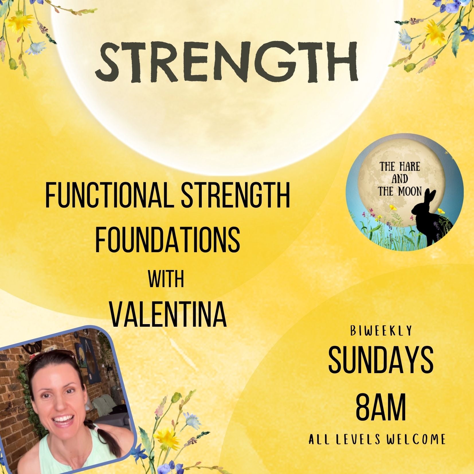 Functional Strength Foundations with Valentina - Biweekly Sundays - 8am
