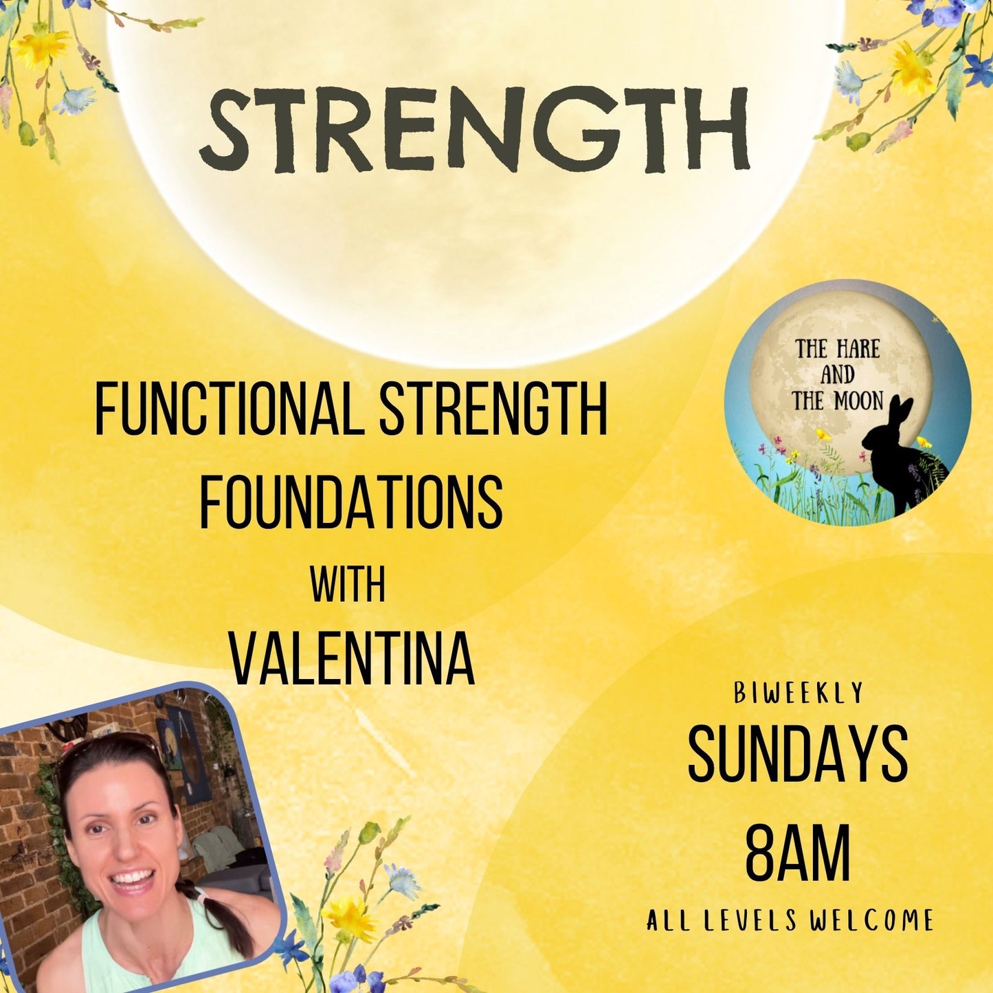 Functional Strength Foundations with Valentina - Biweekly Sundays - 8am